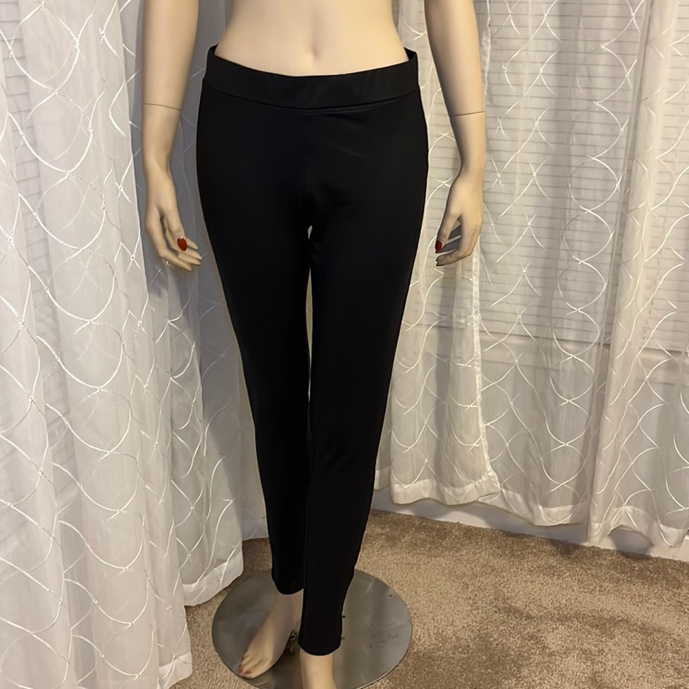 Simply Southern Black Faux Leather Leggings